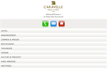 Tablet Screenshot of caravelle-kreuznach.de